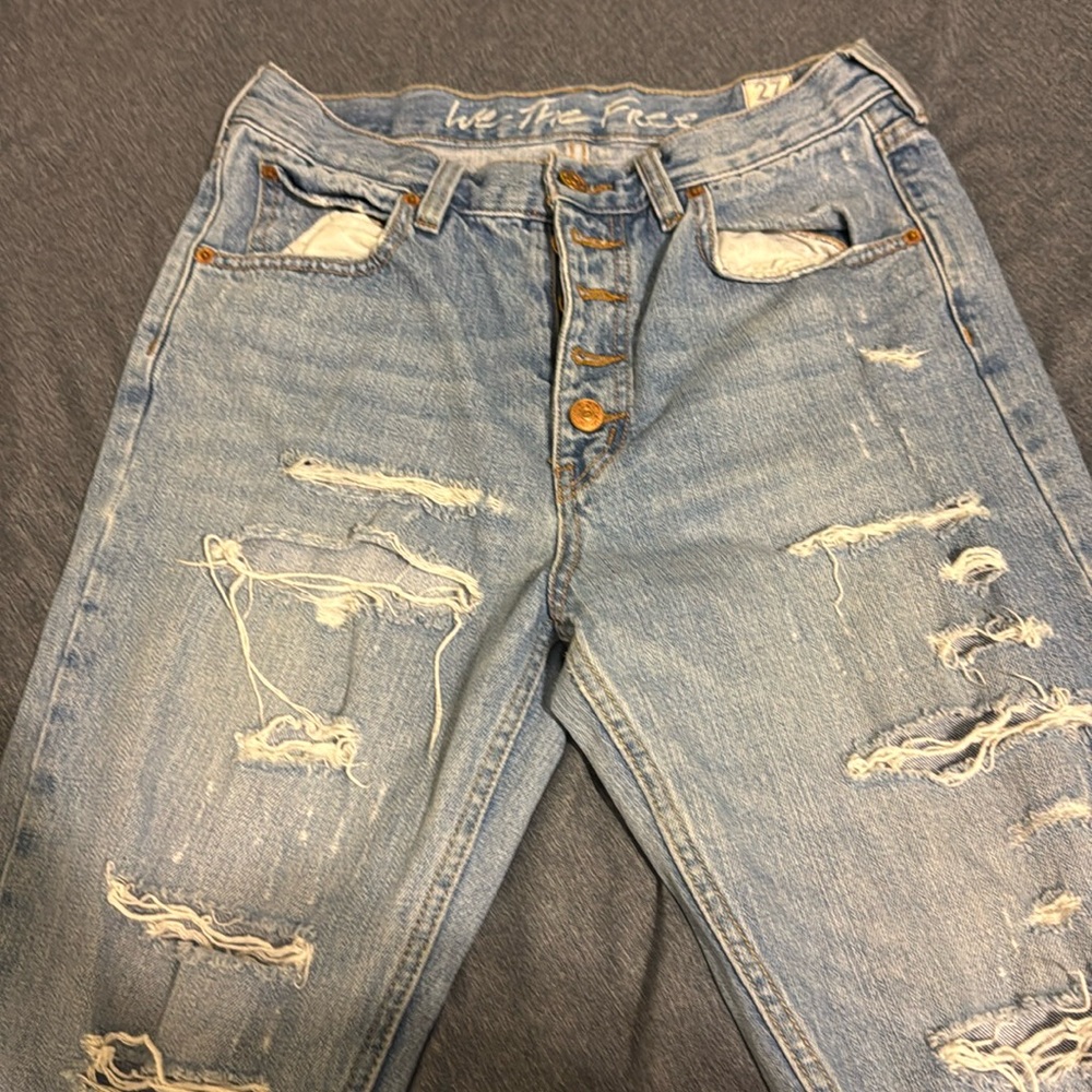 Free people distressed jeans